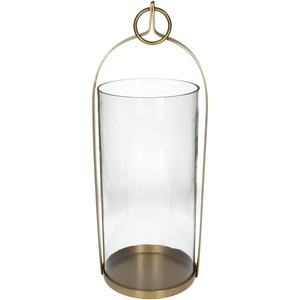 Lantern Gold 16x15x45cm