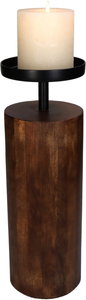 Candle Holder Brown 10x10x31cm