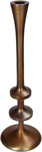 Candle Stick Bronze 11x11x34cm