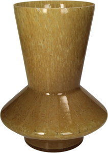 Vase Glass Ochre