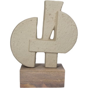 Ornament Papermache Beig