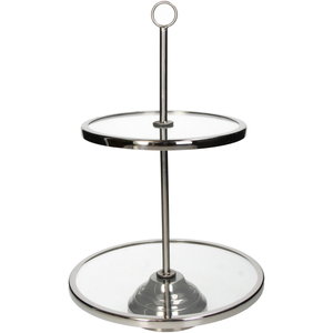 Etagere Iron Silver 26x26x41cm