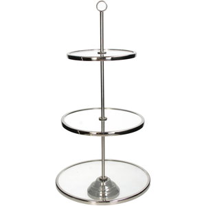 Etagere Iron Silver 31x31x61cm