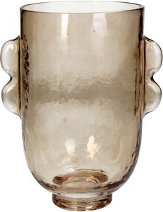Vase Glass Amber