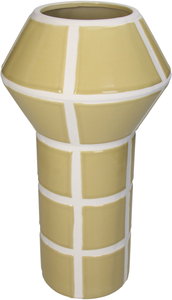 Vase Stoneware Mustard