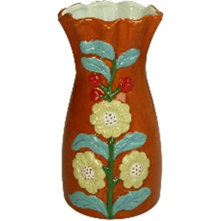 ■Vase 3D Flowers Dolomite
