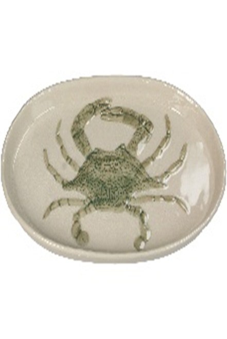 ■Plate Crab Stoneware