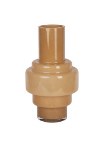 JANNA VASE WARM TAUPE