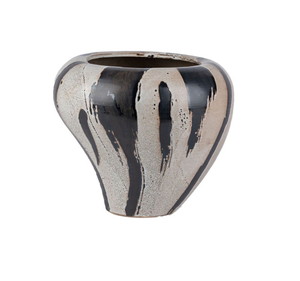 CEYLIN WIDE VASE STRIPES XL 30x30x27