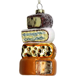 ■Ornament Cheese Glass