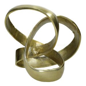 Ornament Knot Gold 17x20x23cm