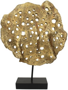 Ornament Coral Gold 55x11x42cm