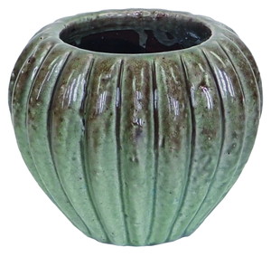 【個人宅配送不可】グレーズドラウンドポットモタルドブ