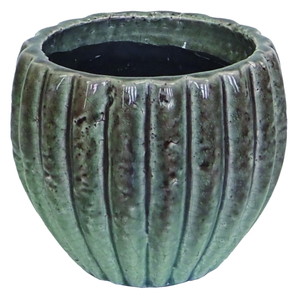 【個人宅配送不可】グレーズドポットモタルドブルー