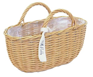 【個人宅配送不可】PPラタンバスケットダエンガタS