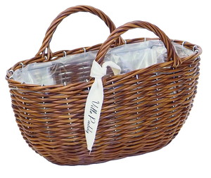 【個人宅配送不可】PPラタンバスケットダエンガタS