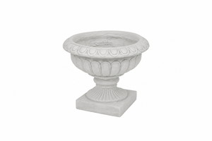 【個人宅配送不可】ローマポットフラット White