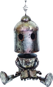 メタル製ロボットヘッド シルバー 個人宅配送不可】ﾒﾀﾙﾛﾎﾞﾍﾞﾍﾞｯﾄS: デコレーションアイテム ｜ YDM