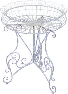 【個人宅配送不可】フラワーディスプレイテーブルL