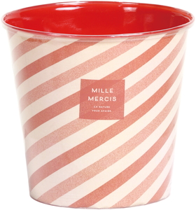 ライナー鉢カバーストライプ ダ鉢5号用レッド