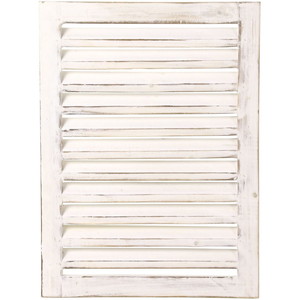 ウッドフレーム長方型ルーバー 壁掛け