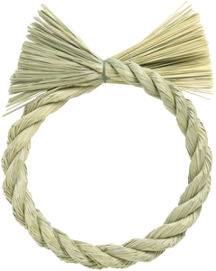 しめ縄リース直径25