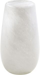 Espoir(エスポワール)ハンドメイドガラス花瓶 ホワイト