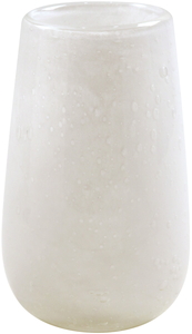 Espoir(エスポワール)ハンドメイドガラス花瓶 ホワイト