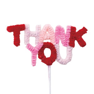 モールピック THANK YOU レッド&ピンク