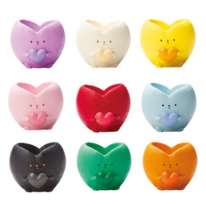 リトルレジンポット ハート 9種×各1個