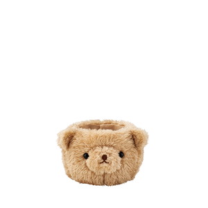 ふわふわベアーポット ミニ ベージュ