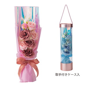 ロングソープフラワーブーケ ピンク