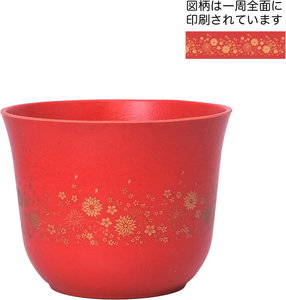 NYバンブーエコポット 椀型 花模様 L