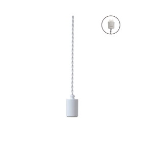 【個人宅配送不可】ペンダントソケット ホワイト