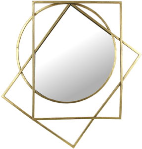 Mirror Gold 73x3x63cm