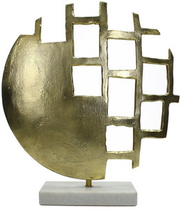 Ornament Aluminium Gold 40x10x45cm