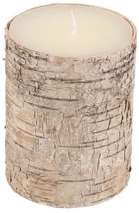 yʓrzylszBIRCH WOOD LOG CANDLE S