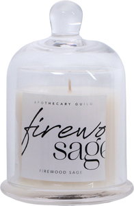 AG Scented Candle Dome Jar - Firewood Sage Min. 4