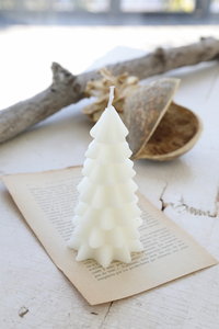 【個人宅不可】ツリーキャンドル・ホワイト