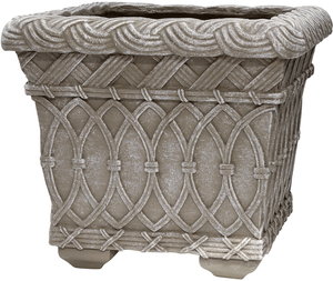 【個人宅配送不可】トリコットバスケットスクエアL-BR