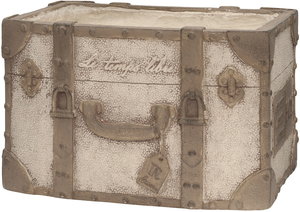 【個人宅配送不可】ヴィンテージレザートランクWH