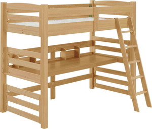 デスク付ロフトベッド メディア NA