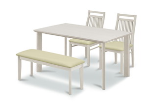 ヒーロー 135-4点 4本脚 WH