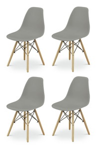 リーブス チェア 4脚入 ストーングレー