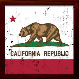 �y�l��z���s�z�y�T���ȓ��zSign Frame California Republic