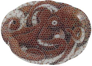 【個人宅配送不可】【送料別途】GLASS FISHERY PLATE