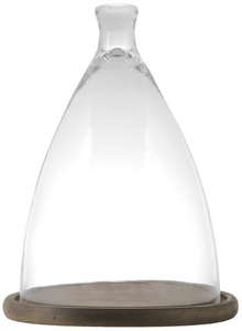 ylzszyʓrzGLASS CLOCHE  L