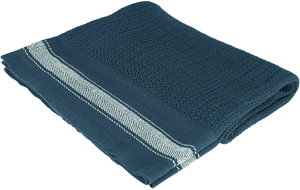 �y�l��z���s�z�y�����ʓr�zLENO WEAVE BLANKET NAVY
